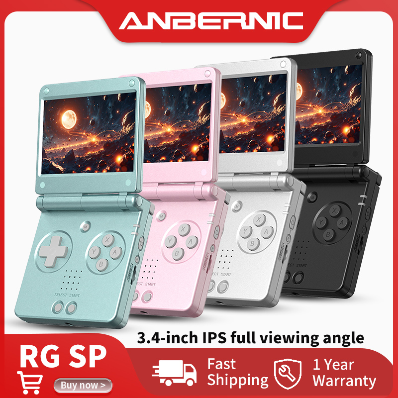 Anbernic RG SP Flip Retro Hand - Retro Gaming Kiosk ulasan dan harga