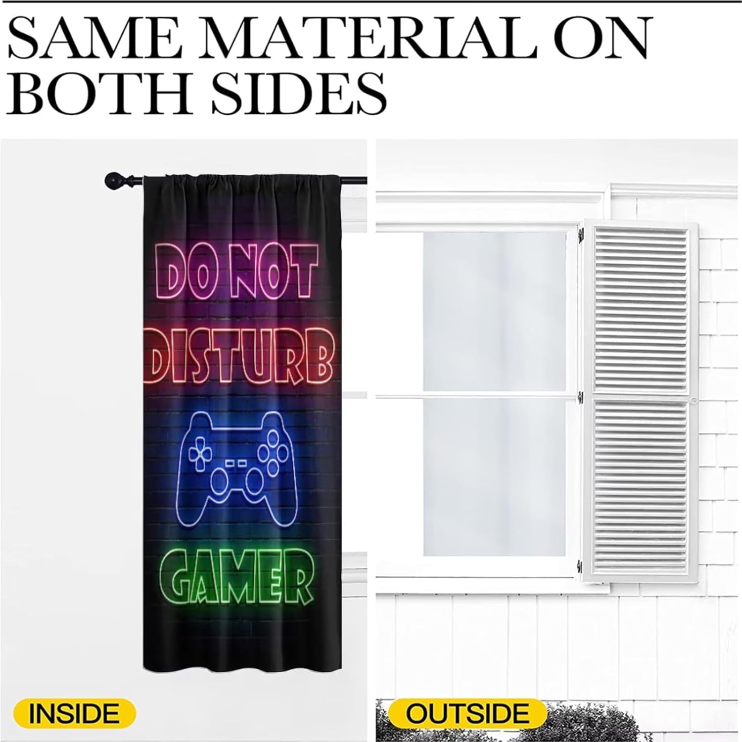 Gaming Gamer Curtain Curtains  - Retro Gaming Youtube ulasan dan harga