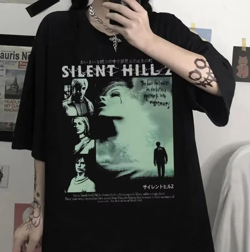 2026 Silent Hill 3 Men Women T - Retro Gaming T Shirt ulasan dan harga