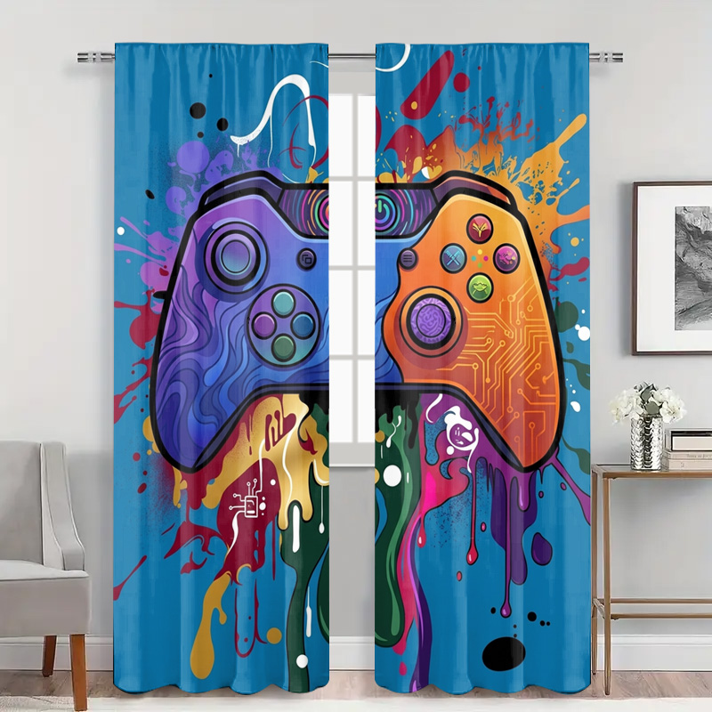 Retro Gaming Curtain Video Gam - Retro Gaming Youtube ulasan dan harga